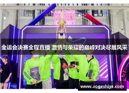 全运会决赛全程直播 激情与荣耀的巅峰对决尽展风采