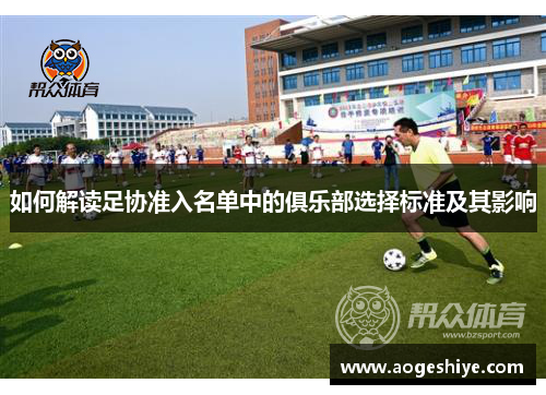 如何解读足协准入名单中的俱乐部选择标准及其影响