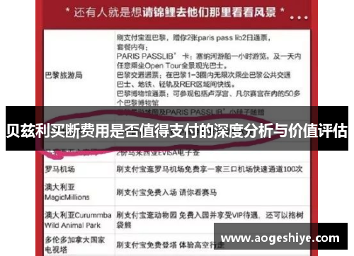 贝兹利买断费用是否值得支付的深度分析与价值评估